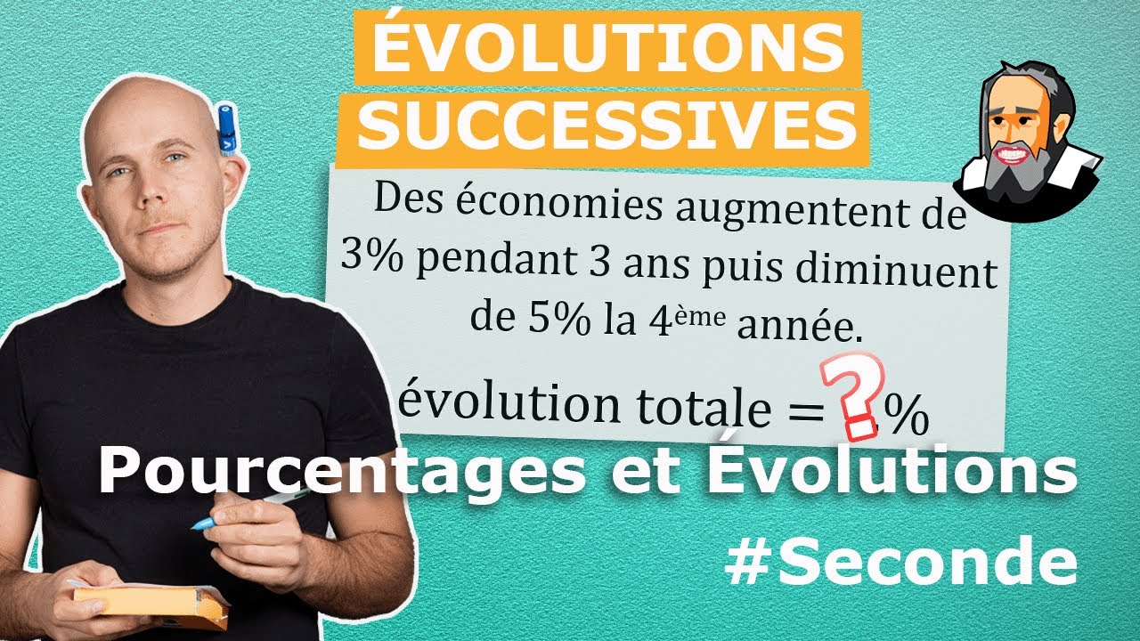 TAUX GLOBAL d'Évolutions Successives - Exercice Corrigé - Seconde