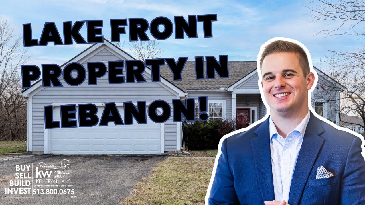 441 Lake Front Drive Lebanon Oh 45036 House for Sale Lakefront Ranch with Walkout Basement Home