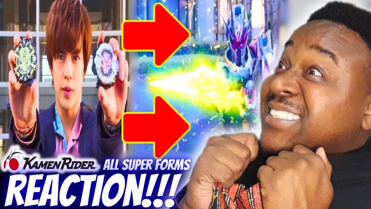 Kamen Rider Reaction Main Riders Super Form Henshin and Finishers  (Amazing Mighty  -  Thunder Gale)