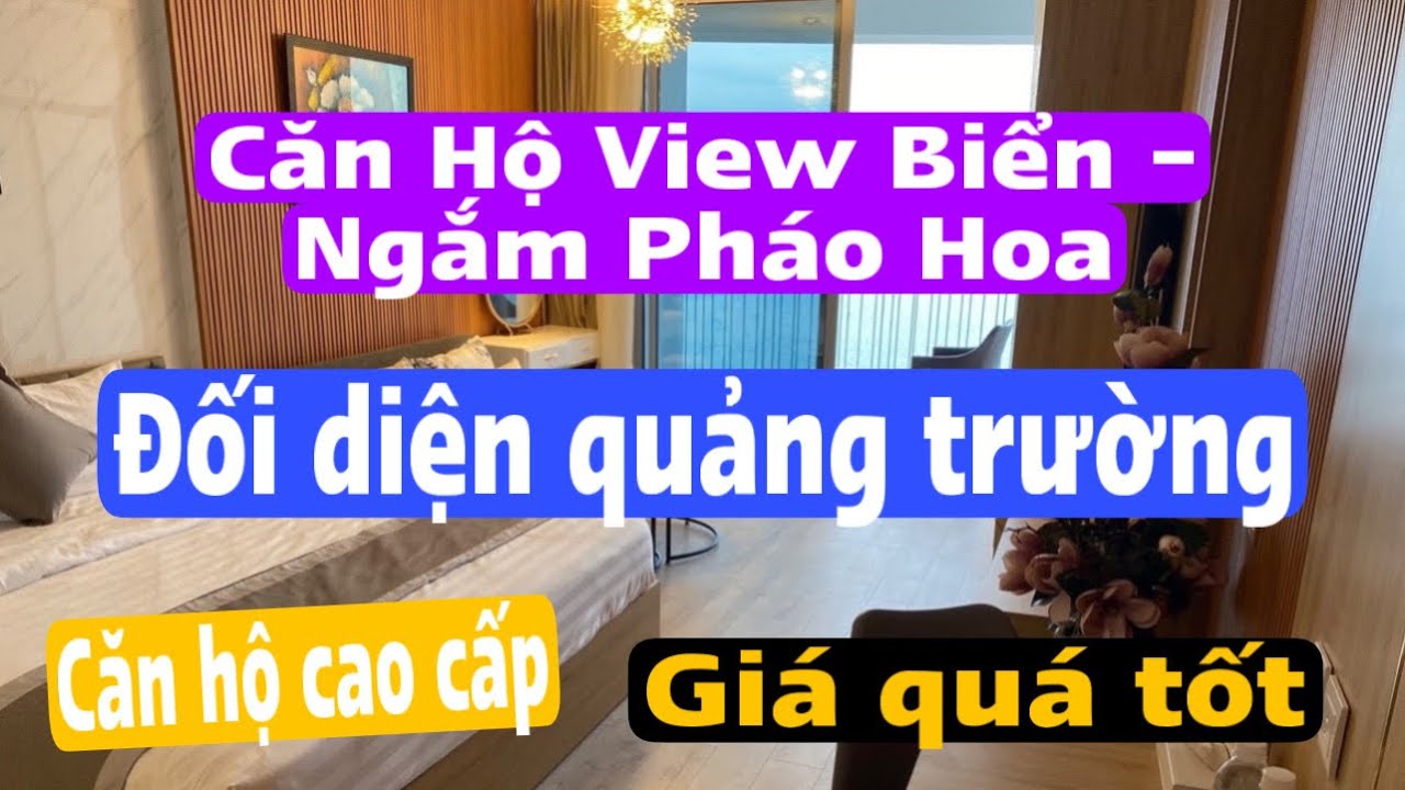 Giảm Thêm 200tr. Căn Hộ 5* View Trực Diện Biển Panorama Nha Trang Hiếm Có