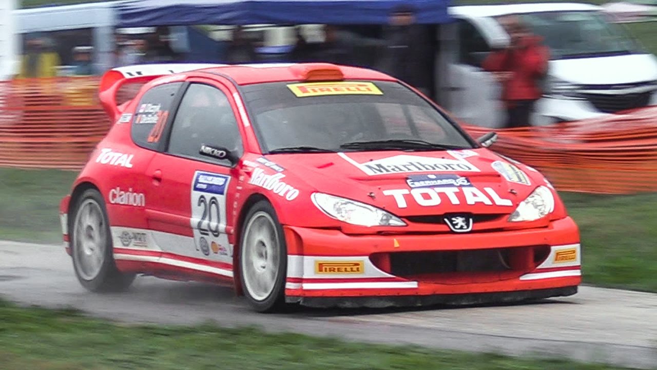 Peugeot 206 WRC: Perfect Car To Celebrate the New Year's Eve? - Crazy Anti-Lag Backfires!!