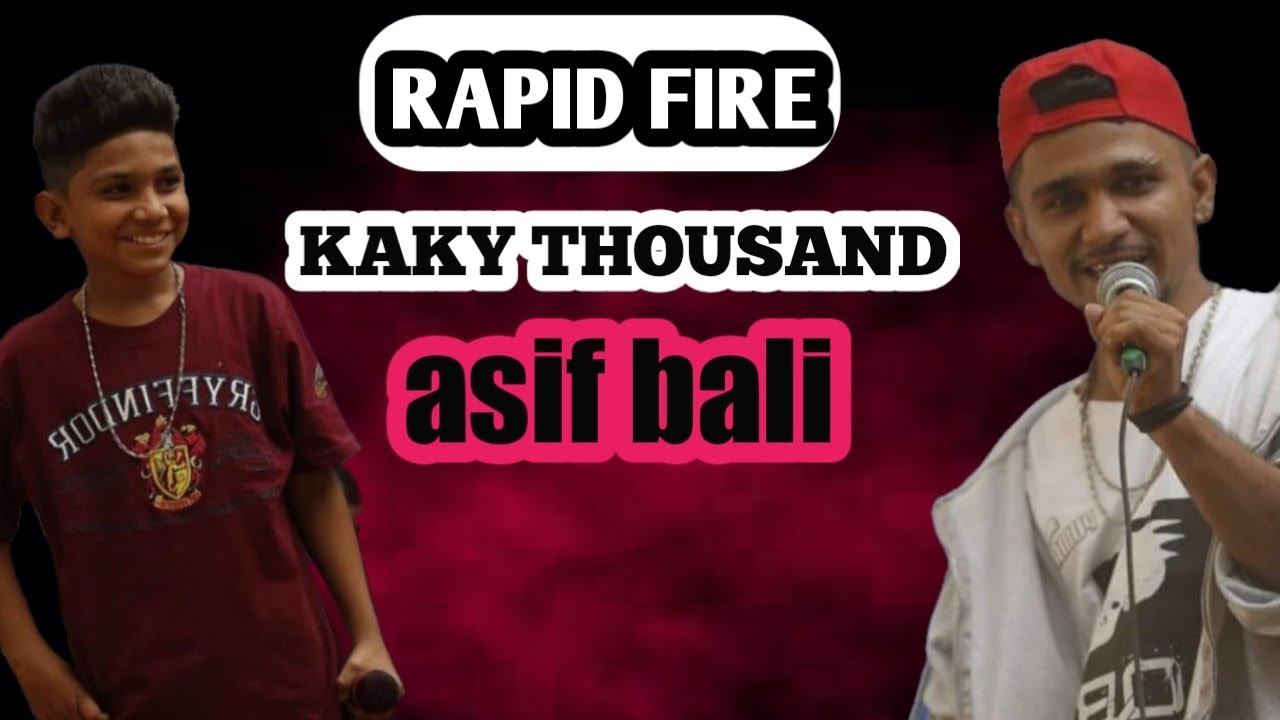 KAKY THOUSAND | ASIF BALI RAPID FIRE | @darkstreet48