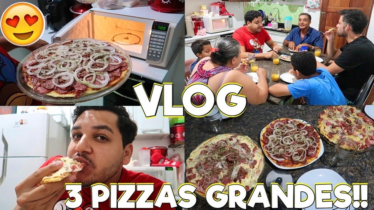 FIZ 3 PIZZAS DELICIOSAS DE MICROONDAS!! PRONTA EM 10 MINUTOS, COM MUITO RECHEIO - A FAMILIA AMOU😍