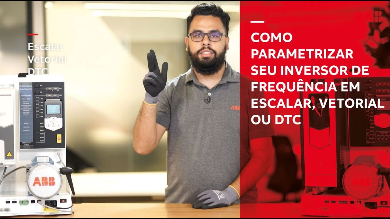 Parametrizando o inversor de frequência em escalar, vetorial e DTC - ACS580 e ACS880 da ABB