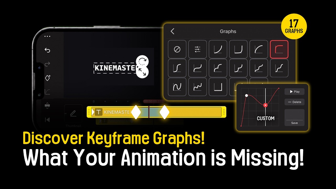 Animate with Keyframe Graphs in #KineMaster