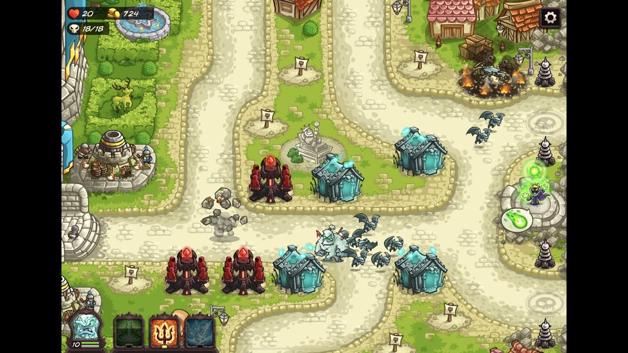 Kingdom Rush Vengeance - Denas`s Castle - Veteran 3 Stars