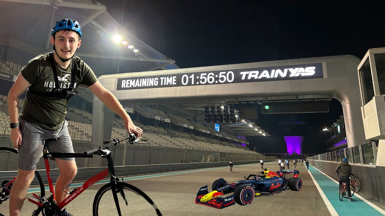 Cycling the Abu Dhabi F1 Track! - TrainYas Vlog (2023)
