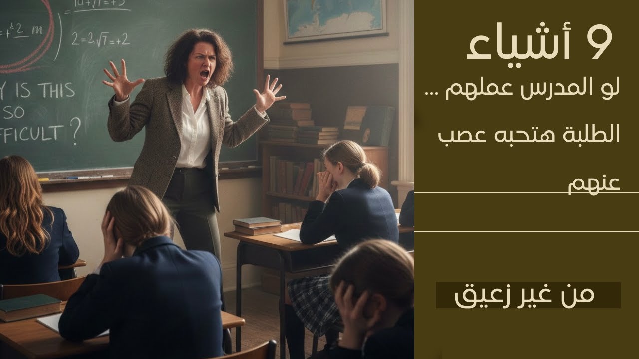 9 أشياء لو المدرس عملهم الطلبة هتحبه غصب (من غير زعيق)