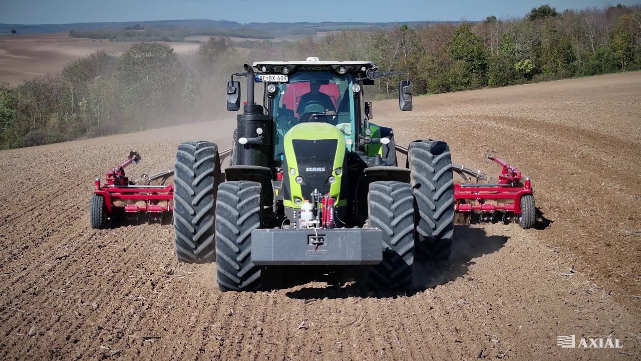 CLAAS Axion 930, 950, 960 + Horsch Joker 8RT, Pronto 9DC, Avatar 12.25SD, Landini 7-230 + Avatar 6SL
