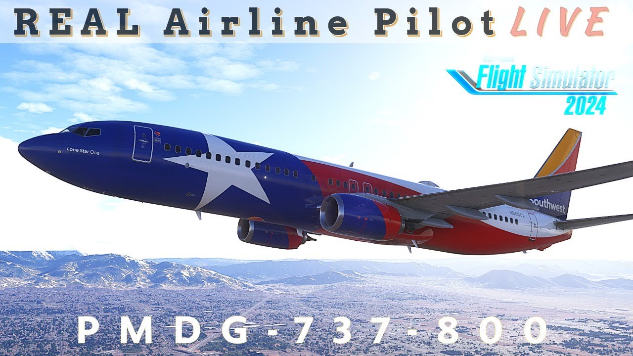 PMDG 737-800 | RNAV and RNP Approaches! | Real Airline Pilot! | #msfs2024 #pmdg #boeing