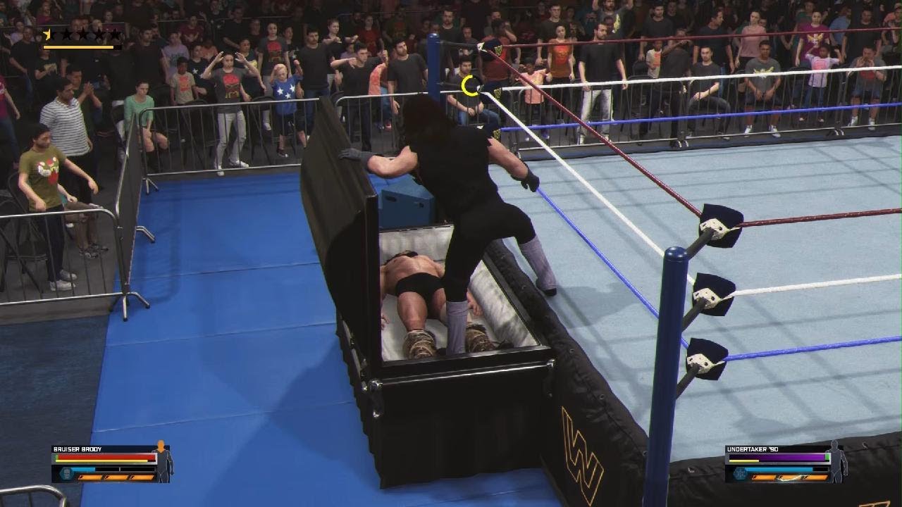WWE 2K25 1990 Undertaker VS Bruiser Brody.