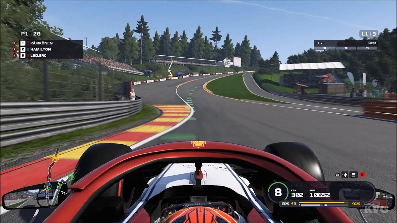 F1 2019 - Spa-Francorchamps (Belgium GP) - Gameplay (PC HD) [1080p60FPS]