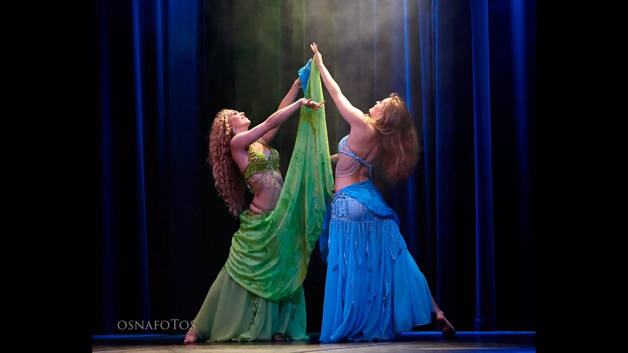 Romy & Yela - amazing bellydance duo voi & drum solo