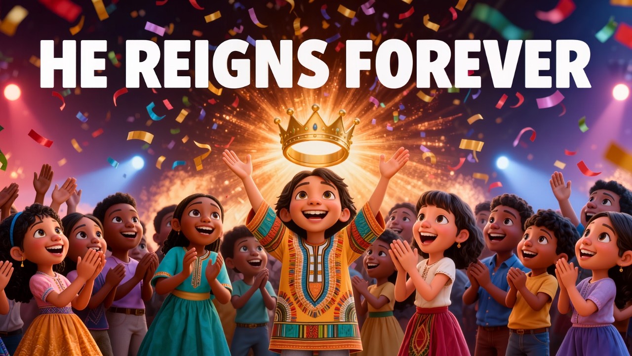 He Reigns Forever | Joyful Kids Praise & Worship Song | Christian Kids Music