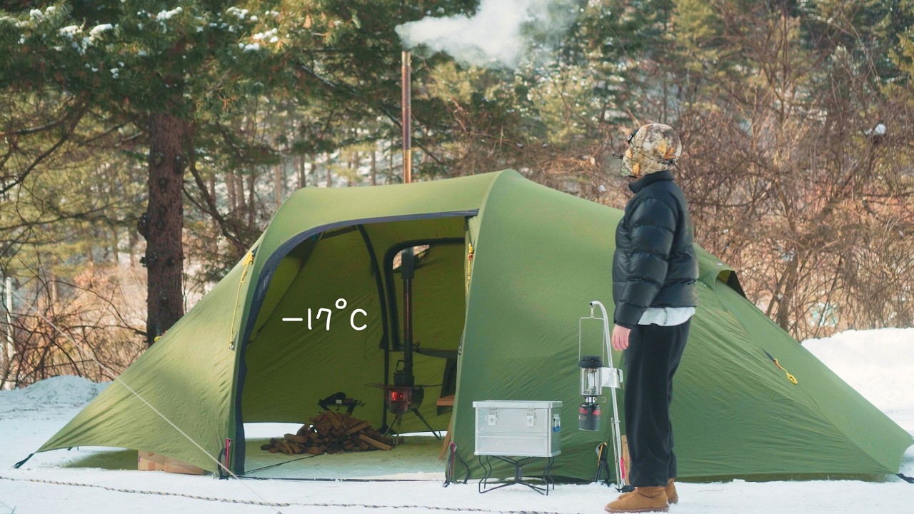 첫 화목난로 구매, 이제 동계캠핑 즐기는 방법을 알았다…ㅣ김레+화목난로 조합ㅣ 위너웰 ㅣ제인아츠 우타