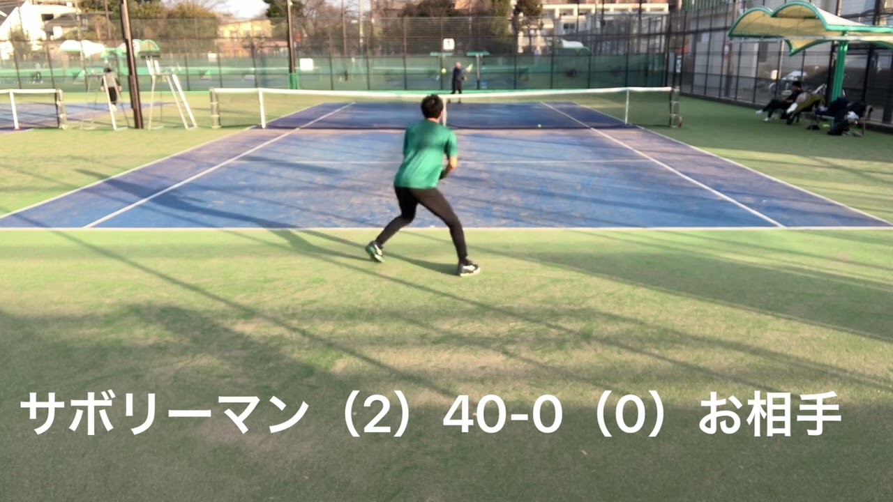 早朝シングルスマッチ４本勝負②