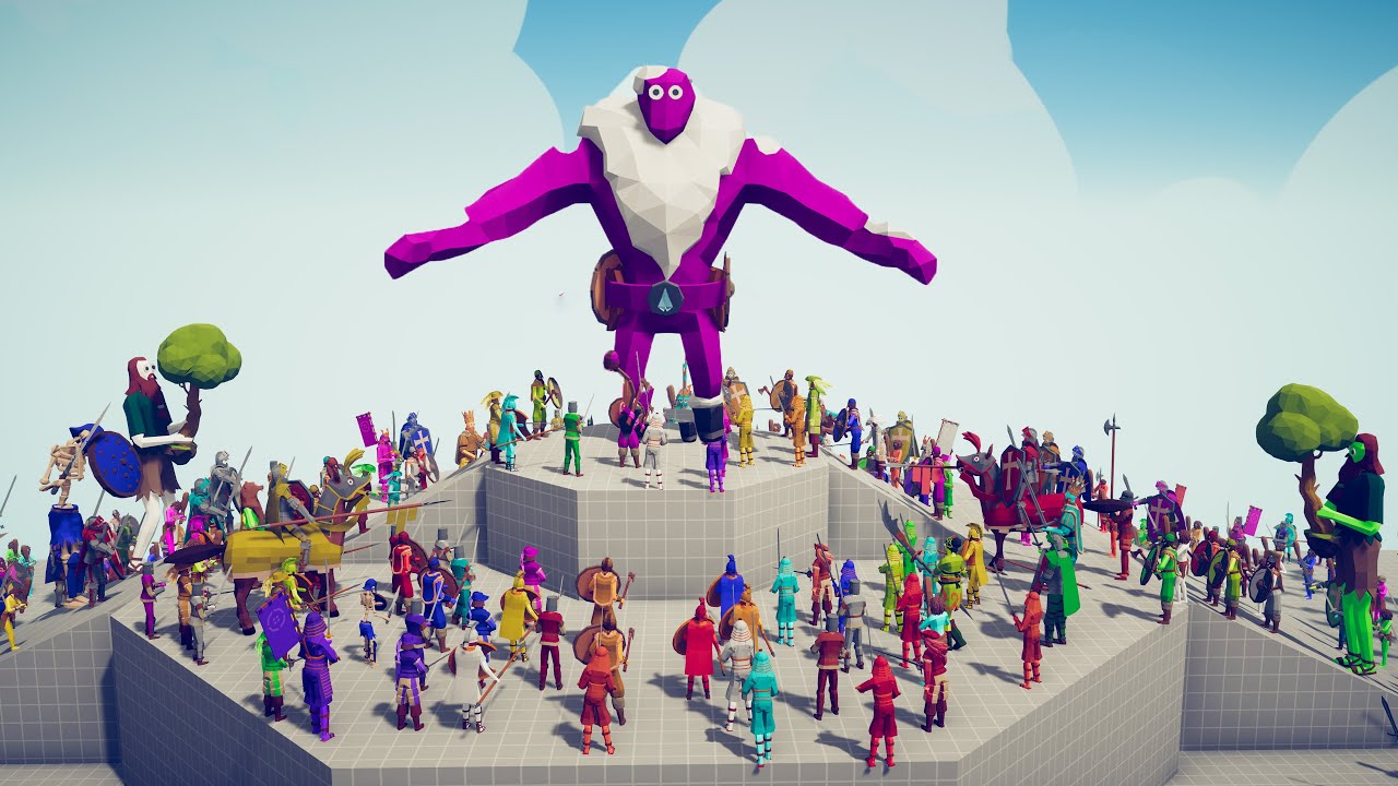 ALL MELEE UNITS BATTLE ROYALE - Totally Accurate Battle Simulator TABS