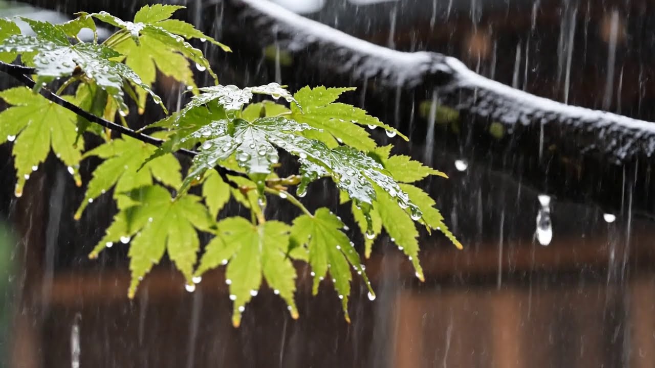 Forest Rainfall Sounds ASMR for Sleep and Stress Relief | Forest Soundscape | 2 Hours