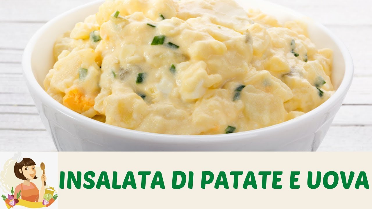 INSALATA DI PATATE E UOVA, Ricetta per un saporito antipasto oppure un contorno.