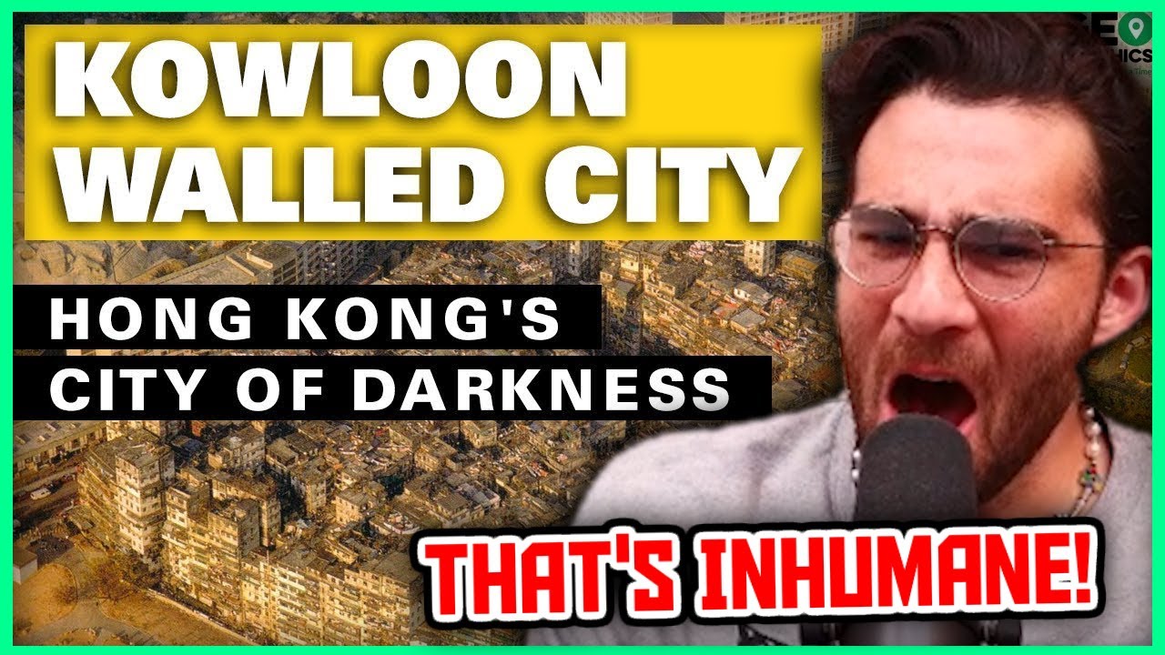 Kowloon Walled City: Hong Kong's City of Darkness | Hasanabi Reacts to Geographics