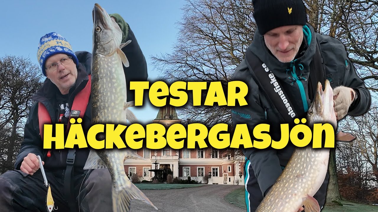 Mårten testar - Gäddfiske i Häckebergasjön