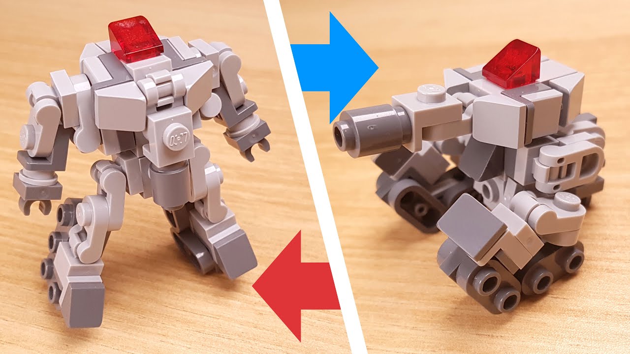 [Учебное пособие по мини-роботу LEGO] Механический трансформатор Tank Man - Tank Man