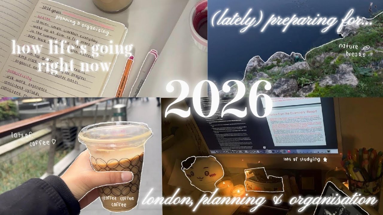 prep with me for 2026 🗒️🪐 | london, productivity tips, notion tut & skincare routine 💌