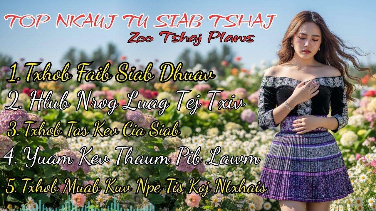Top 5 Zaj Nkauj Kho Siab Heev Hottrend [Cover] Hmong EDM Music 