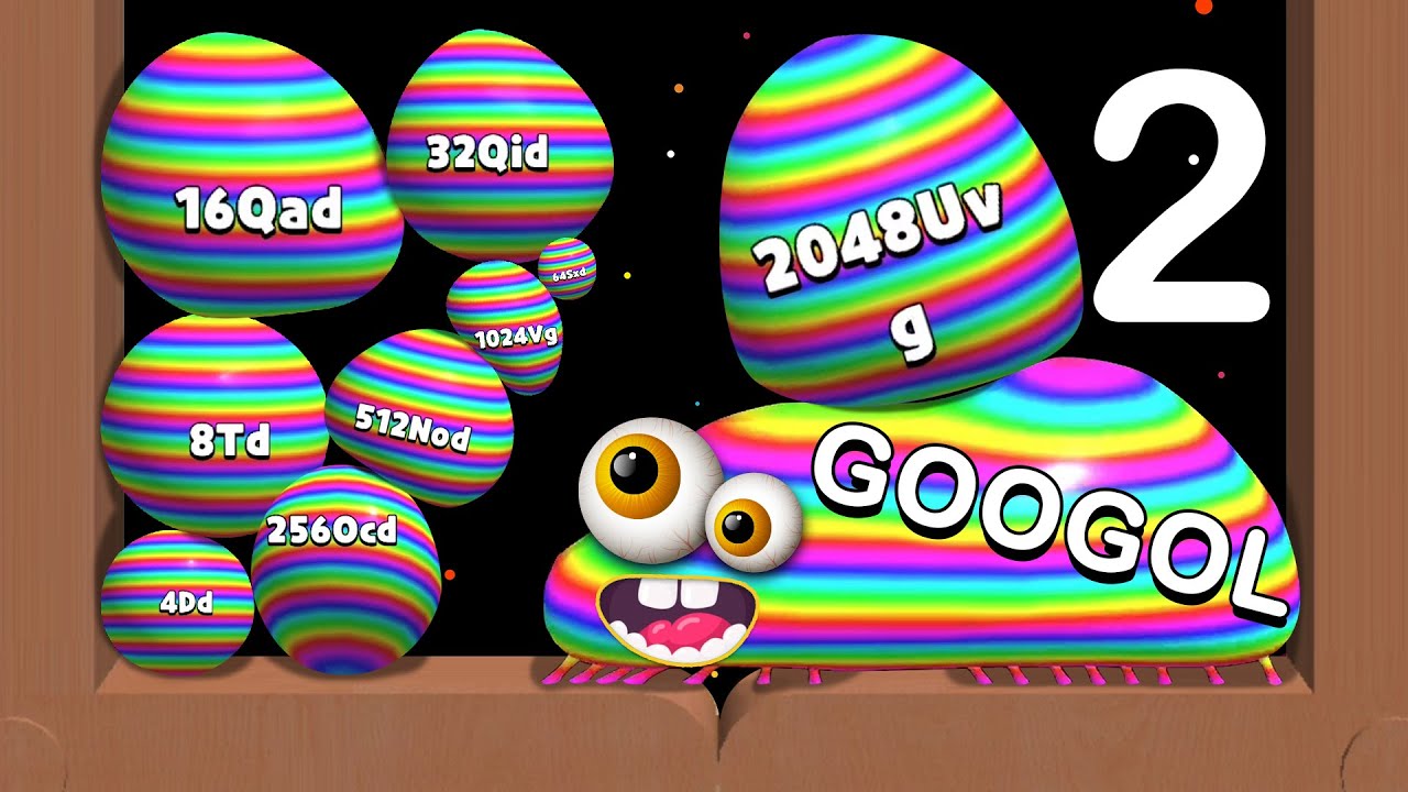 Blob Merge 3D All 'Rainbow' Blobs - Part 2: 4Dd 8Td 16Qad 32Qid ... 512Nod 1024VG 2048UVG и Googol