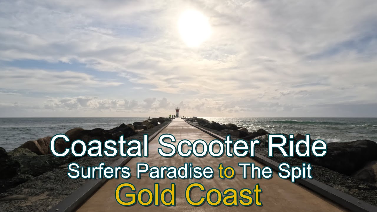 Gold Coast Coastal Scooter Ride 🛴 | Surfers Paradise ↔ The Spit | Lo-Fi Chill | Insomnia Relief