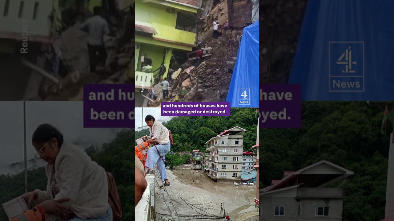 102 people missing after flood in Sikkim, India