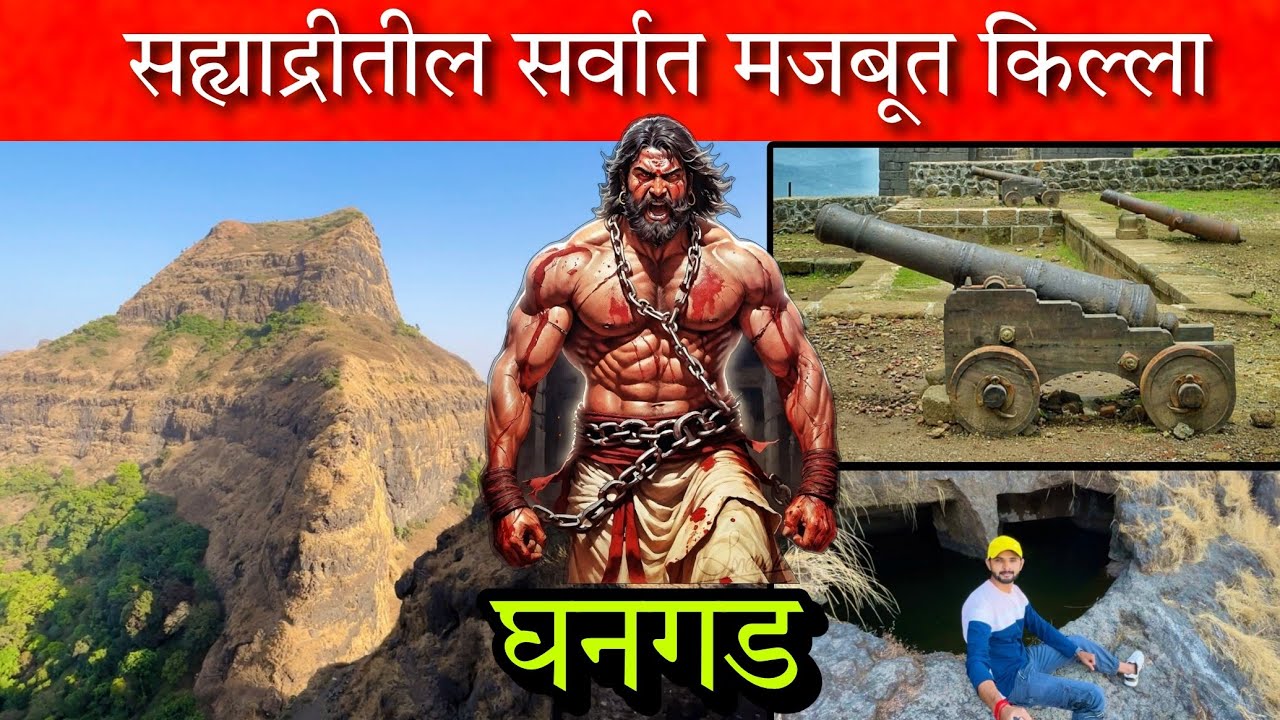 घनगड किल्ला 😳 (सह्याद्रीतील सर्वात मजबूत किल्ला) 🔥 Ghangad #Fort #vlog #killa #viral #marathi