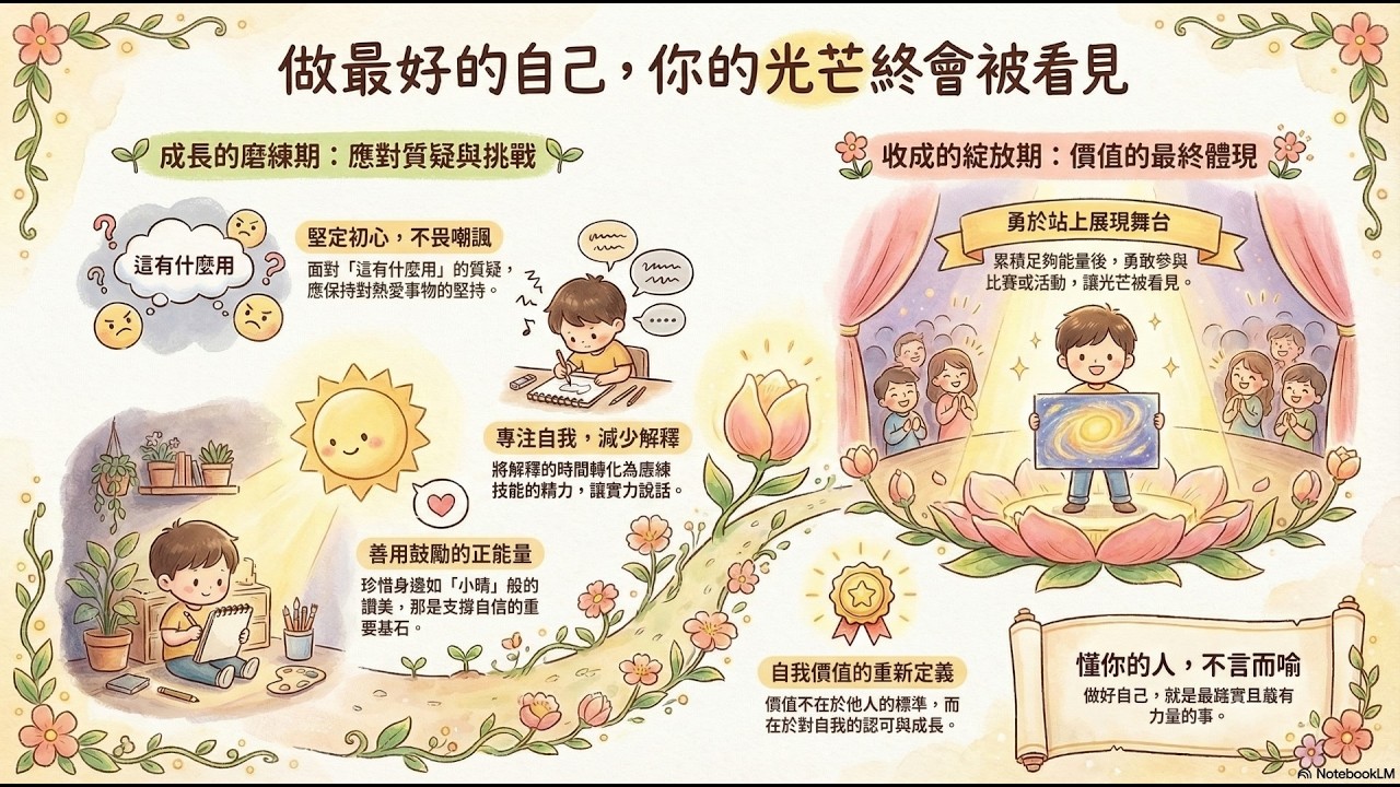 170【自我成長】做最好的自己，你的光芒終會被看見(解說)