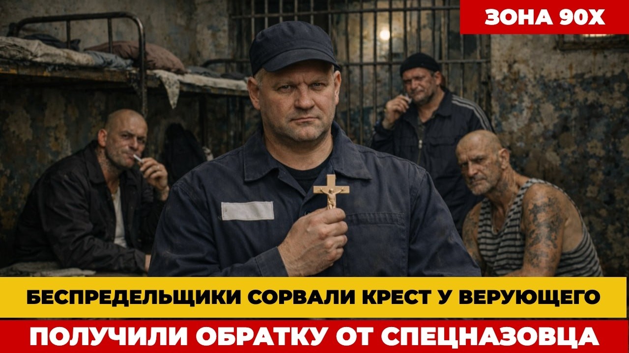 Сорвали крестик у верующего в хате, проснулись без зубов и с новым смотрящим. Реальная история