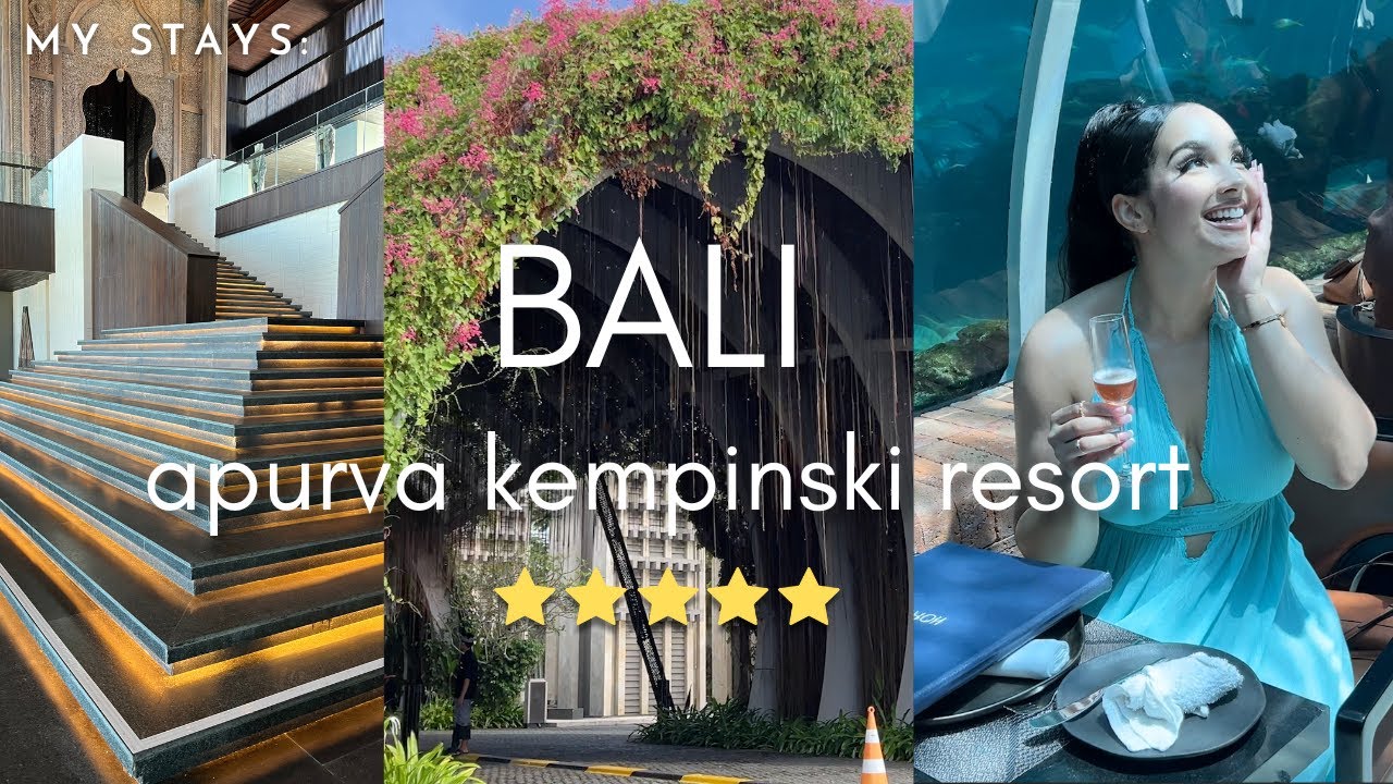 Inside the Five-Star Apurva Kempinksi Hotel in Bali: Underwater restaurant 🐠, Lush paradise + More