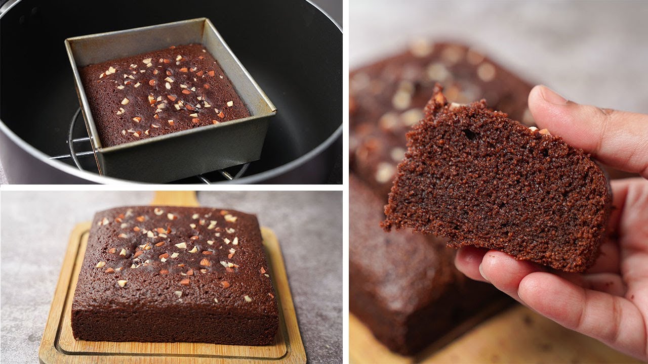 No Egg No Oven Chocolate Suji Cake | Eggless Chocolate Suji Cake Recipe | Yummy