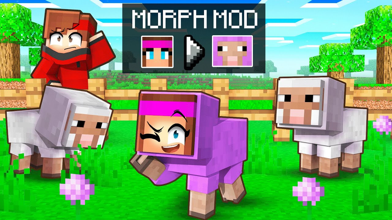 J'ai triché au CACHE-CACHE en ANIMAL sur Minecraft !