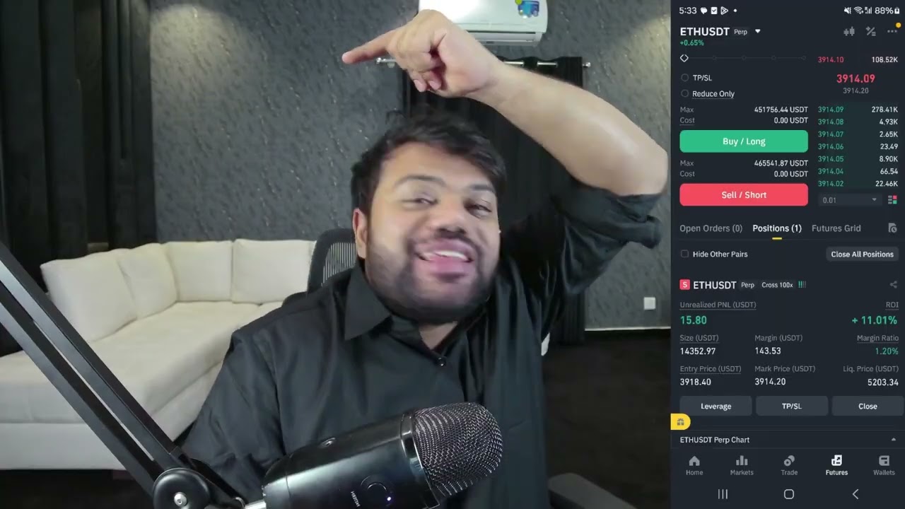 Ducky Bhai and Rajab Butt Crypto | Lecture 6: First Cross Margin Trade - What is Cross Margin?