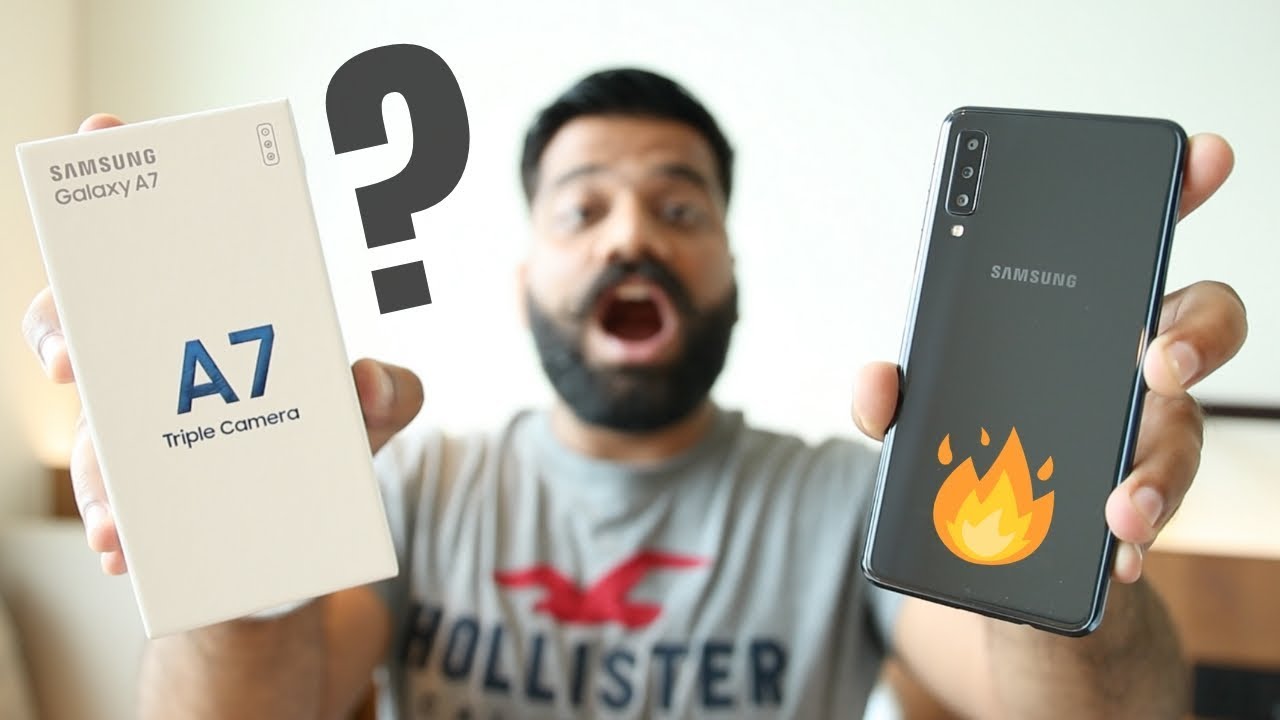 Samsung Galaxy A7 Unboxing & First Look - Triple Camera Monster???📷🔥🔥🔥