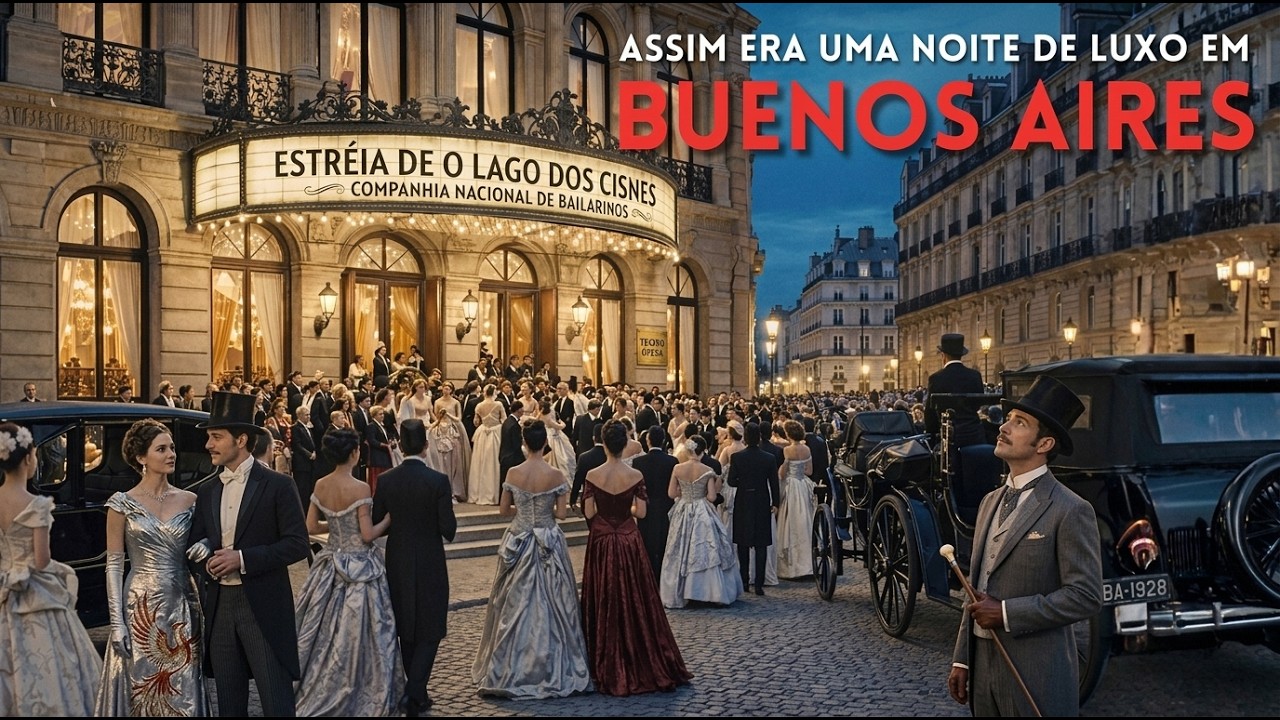 Assim Era Uma Noite de Luxo em Buenos Aires na Idade de Ouro da Argentina (Reconstrução com IA)