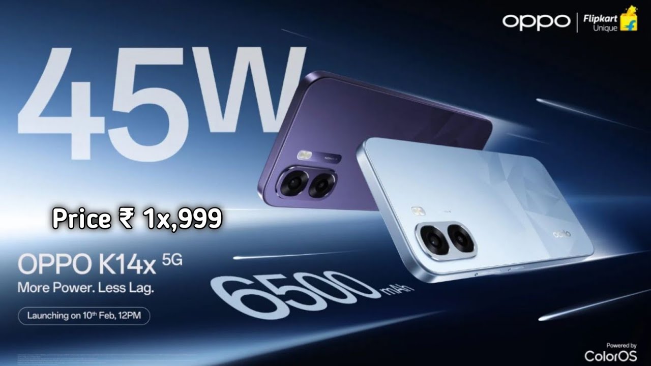 Oppo K14x 5g First look / Official launch Price / Oppo K14x Specks 