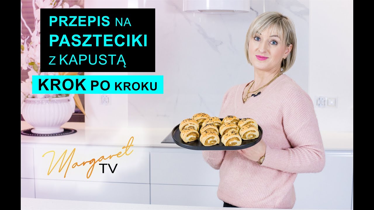 Szybki PRZEPIS NA PASZTECIKI z kapustą / Margaret TV