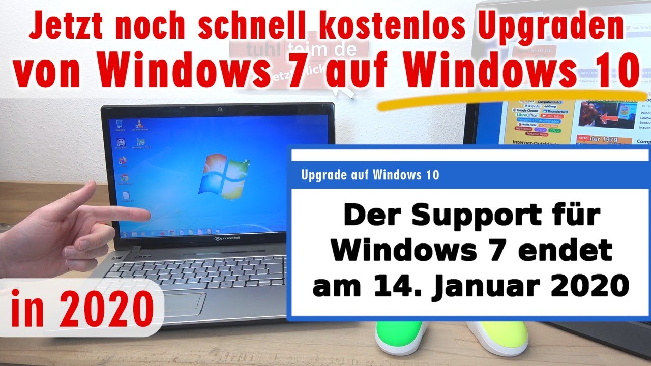 Kostenloses Upgrade von Windows 7 auf Windows 10 ⭐ Jetzt noch schnell installieren