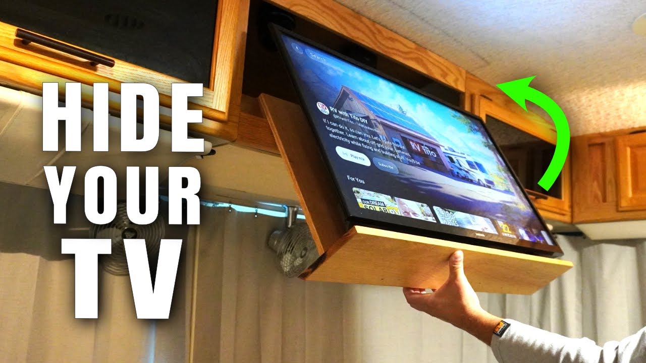 Genius TV Storage Idea for Your RV Renovation