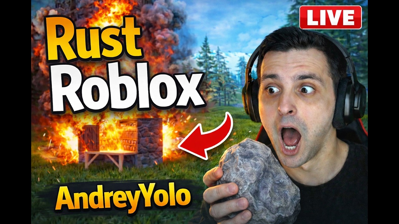 🔴Jucam Rust✅ IN ROBLOX ✅ O luam razna ? ( Lone Survival )