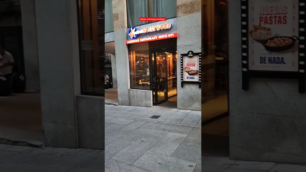Foster Hollywood Plaza Mayor Salamanca Dinner 🍽 😋