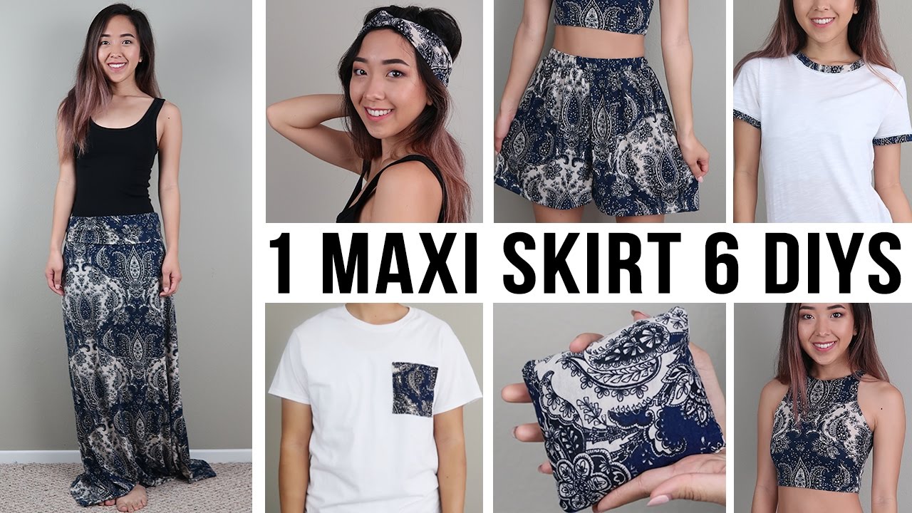 1 MAXI SKIRT 6 DIYS | Sewing Projects
