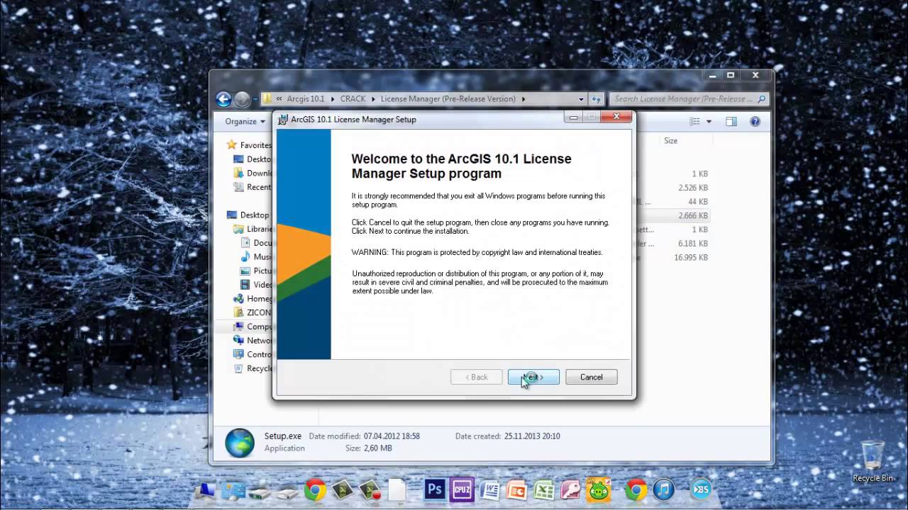 Install Arcgis 10.1 + crack