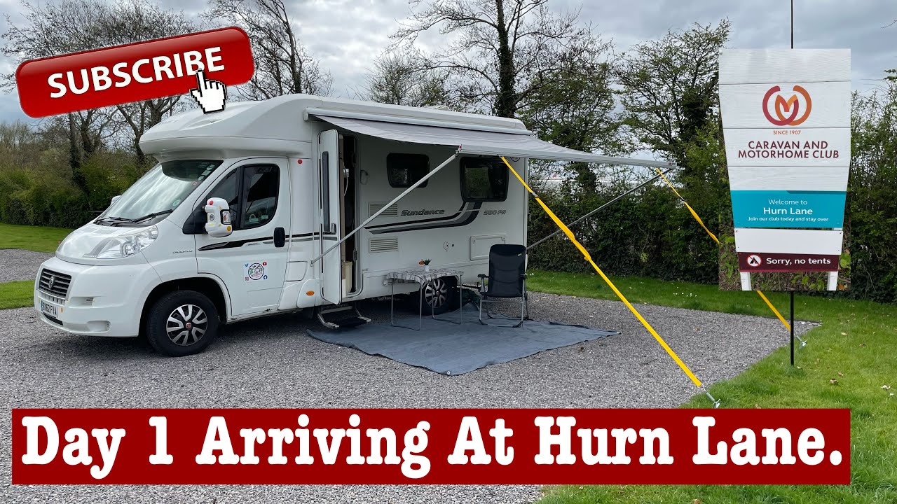 Arriving at Hurn Lane C&M Club Site Brean Somerset | Full Campsite Walk Around