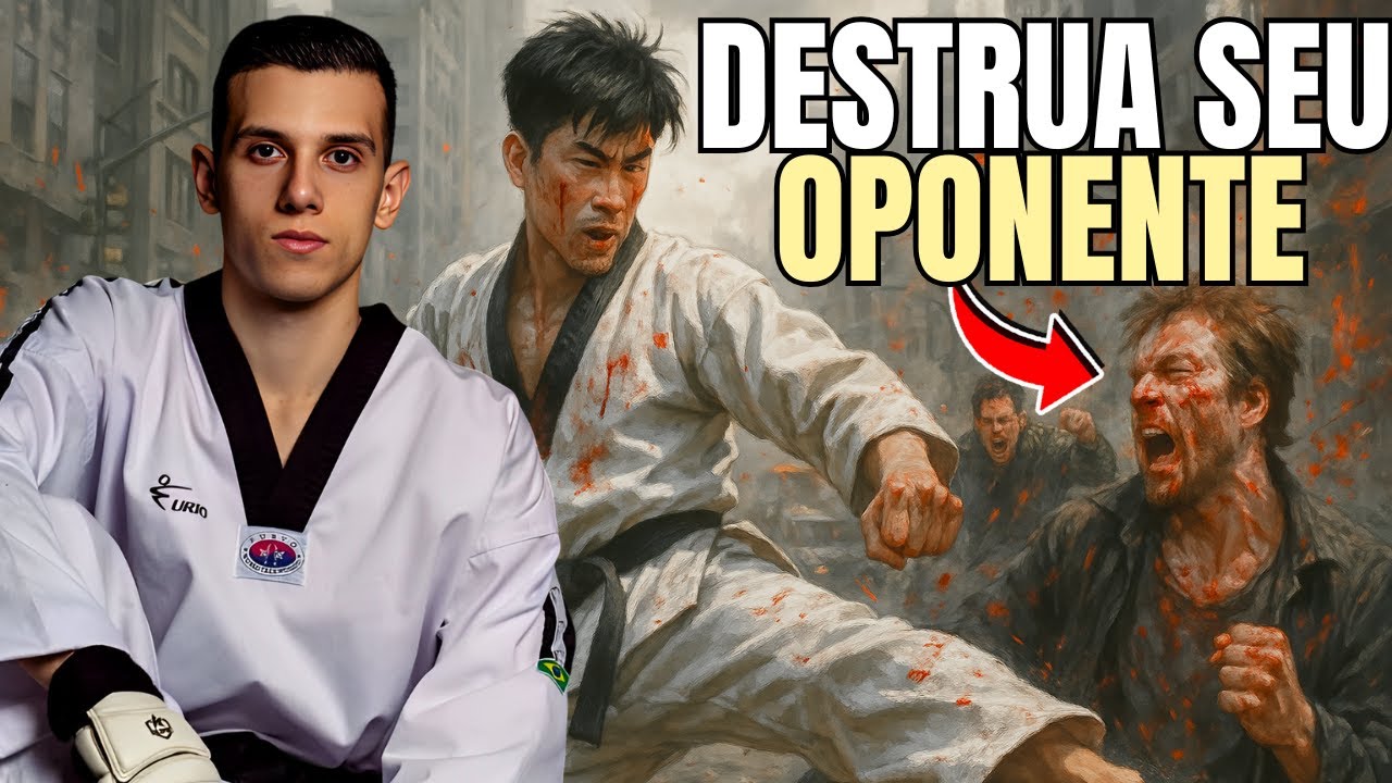 8 Chutes BRUTAIS de TAEKWONDO! (Defesa Pessoal)